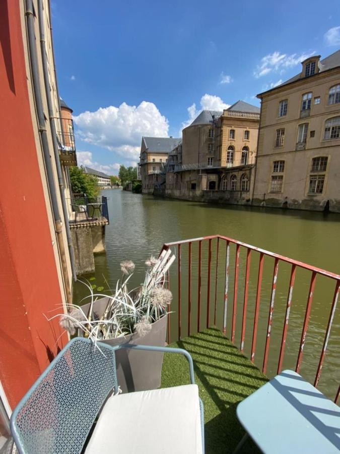 Romantique "Comme A Venise" Au Bord De L'Eau Avec Parking Metz Luaran gambar